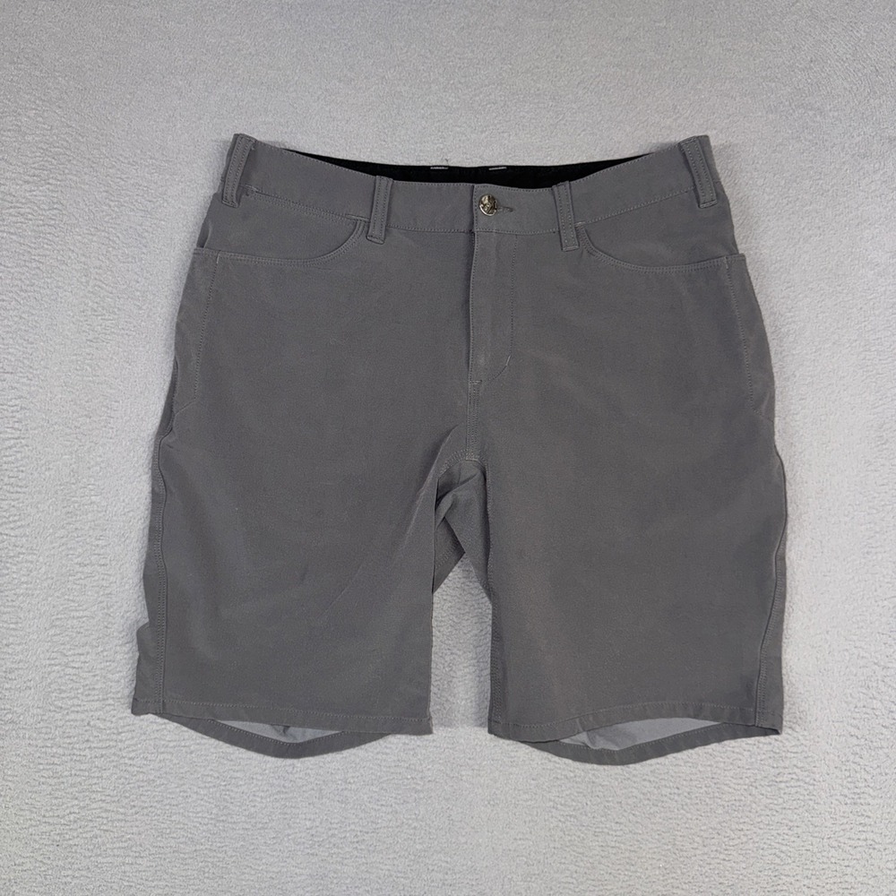 Swrve Transverse Trouser Shorts Mens 31 Gray Regular Fit Canvas Cycling Hiking
